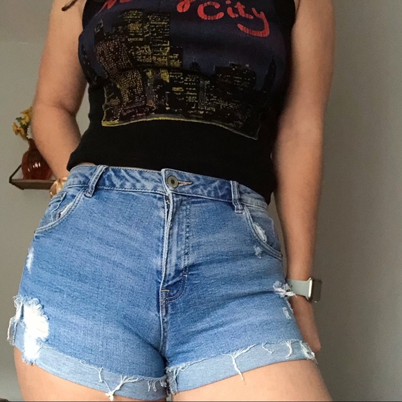 Zara Trafaluc denimwear shorts - Picture 1 of 5